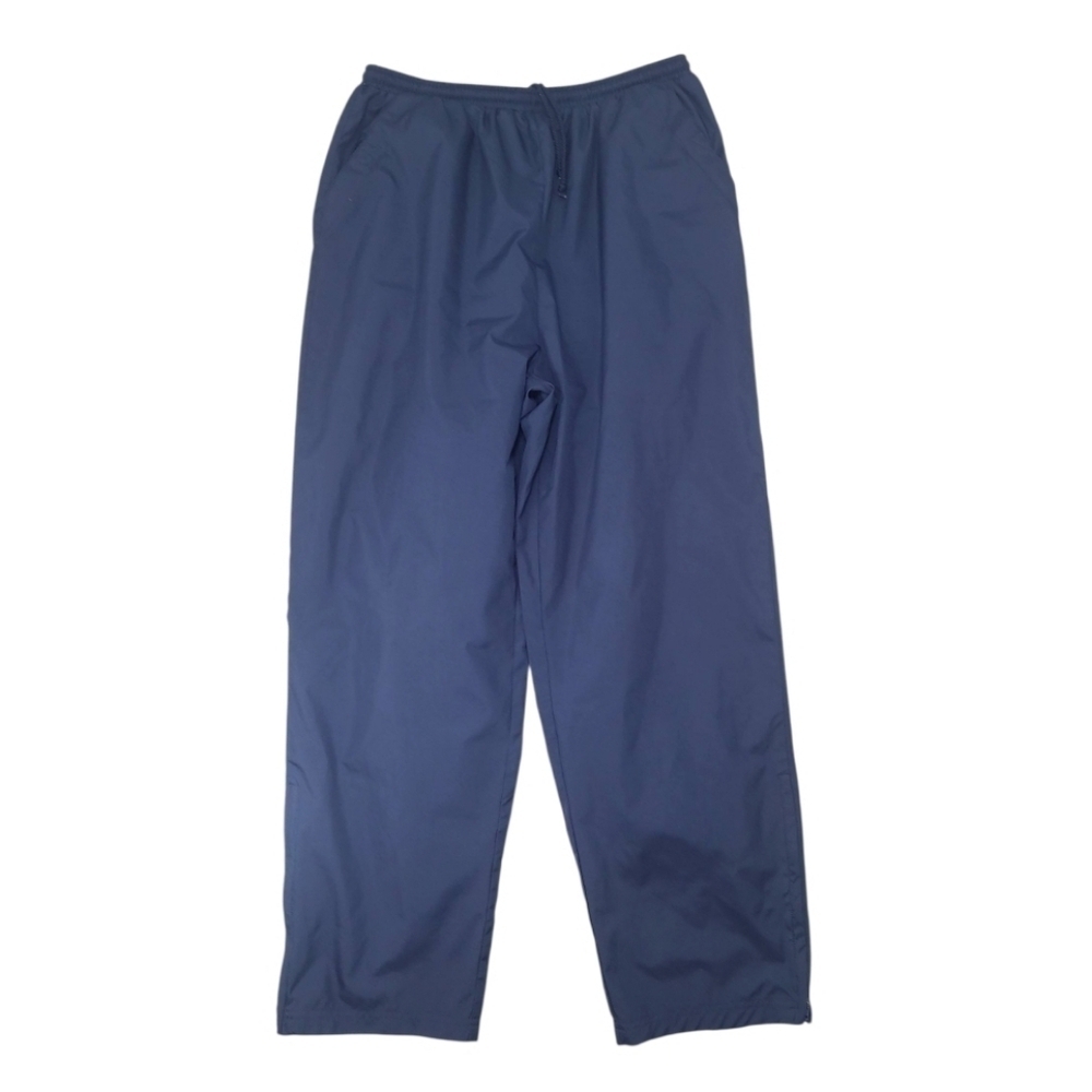 Catalina Polyester Track Pants Drawstring Zip Vent Hem Navy Size Large 12/14